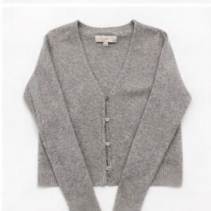 LOFT Heather Gray Women's Cardigan